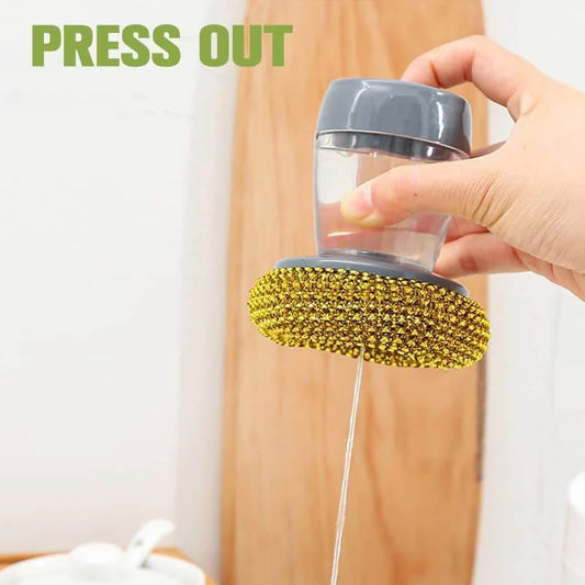 Two-in-one pot scrubbers