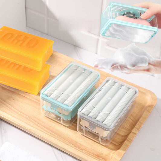 Multifunctional laundry soap dish