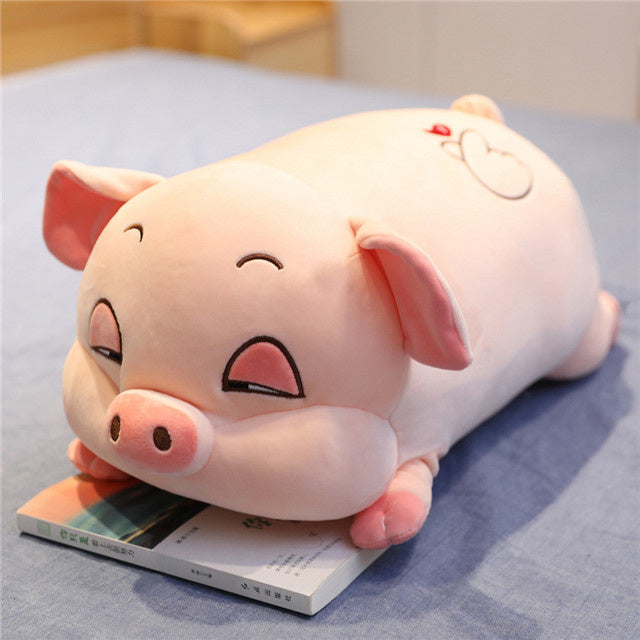 Kawaii Plush Toys Sleeping Pig  Baby Toys