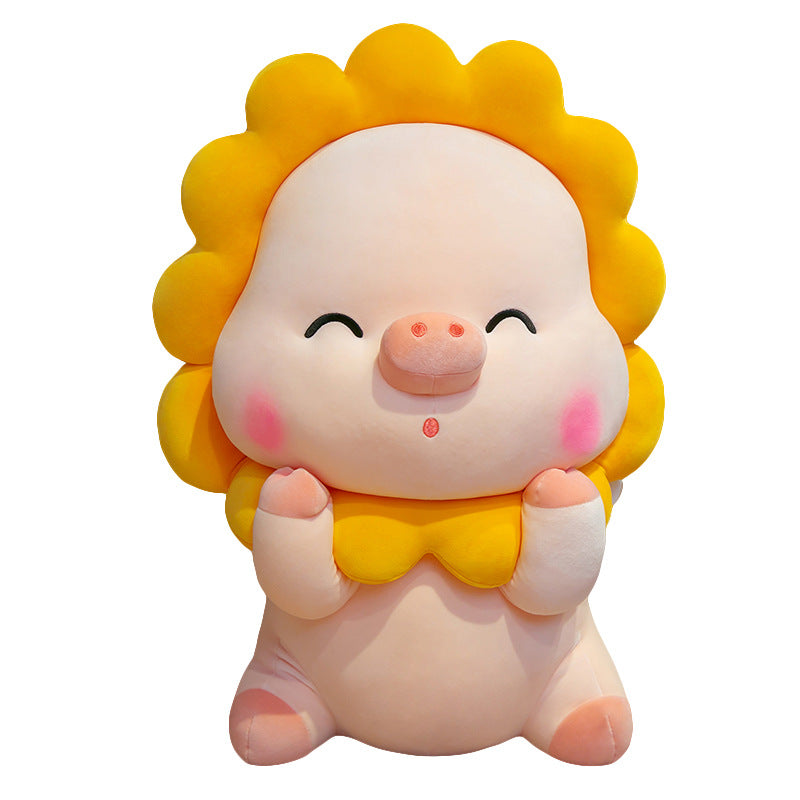 Sun pig cartoon doll