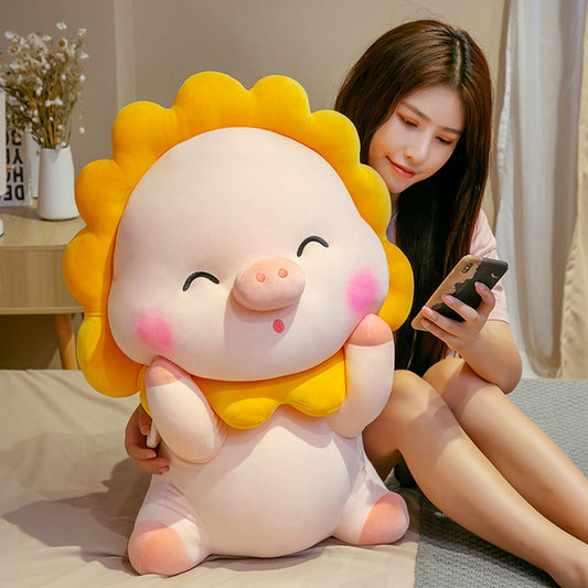 Sun pig cartoon doll