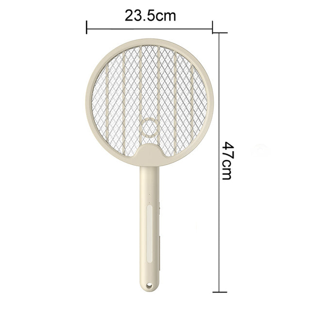 Folding electric mosquito racket