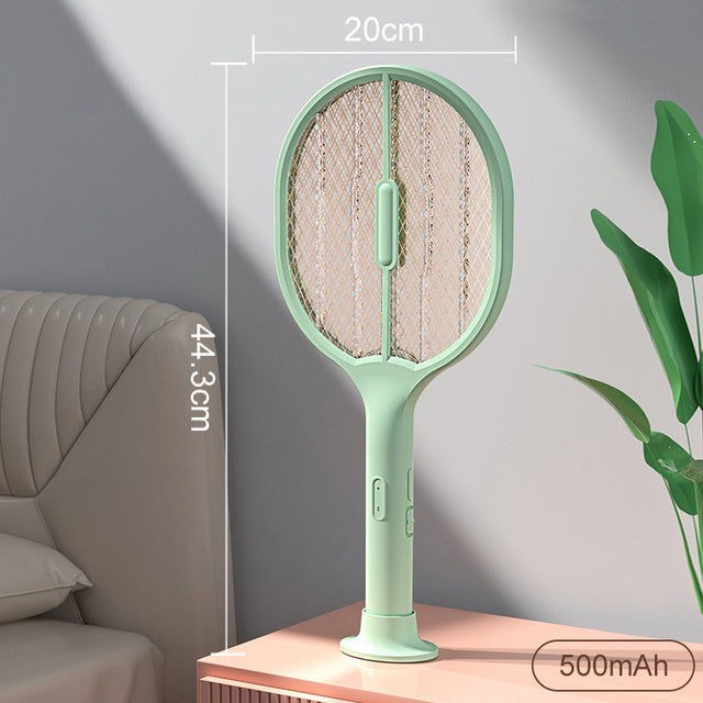 Folding electric mosquito racket